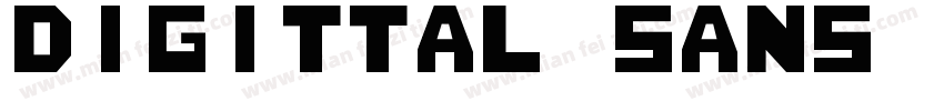 Digittal Sans Logo Font字体转换